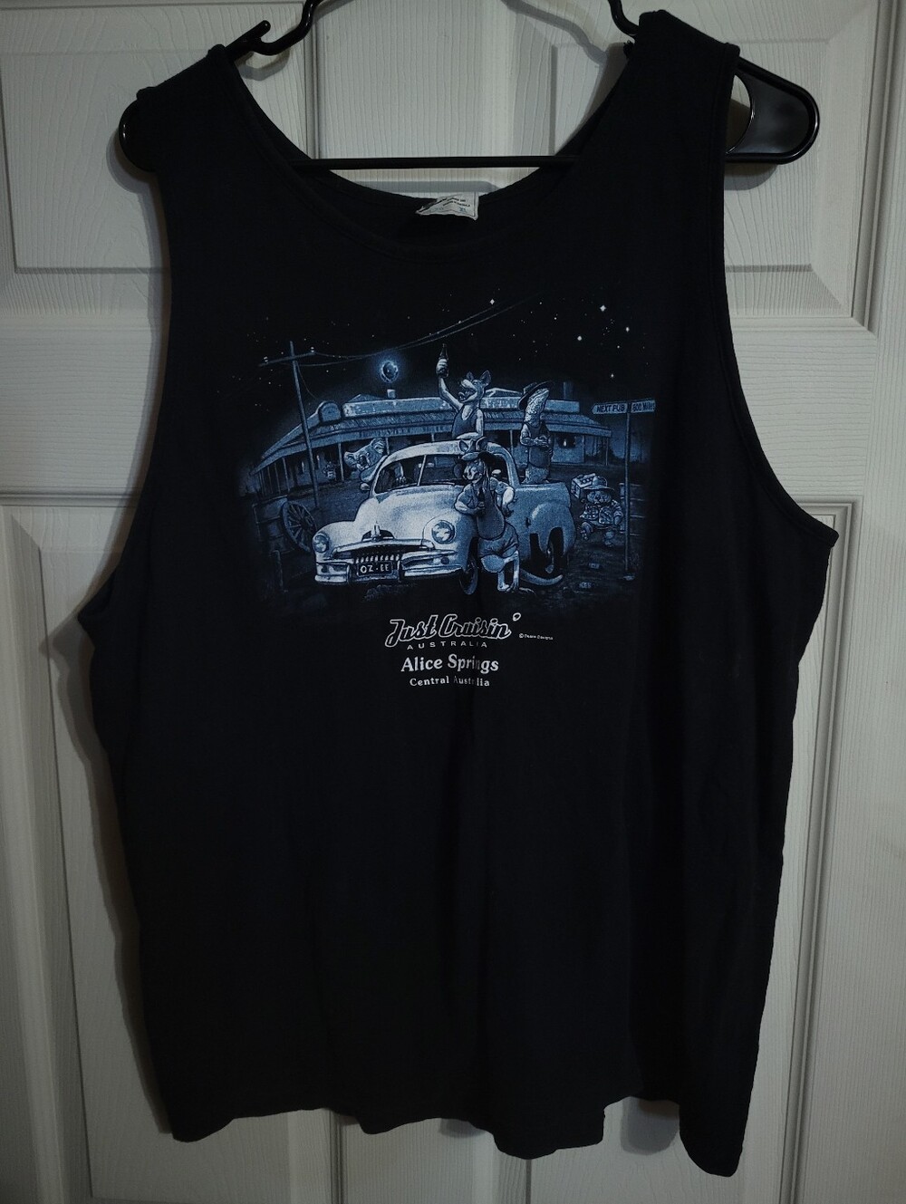 Vintage Gooses T-Shirts "Just Cruisin" Alice Springs Australia Tank Top Xl